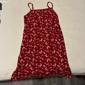 Hollister Red Floral Mini Dress